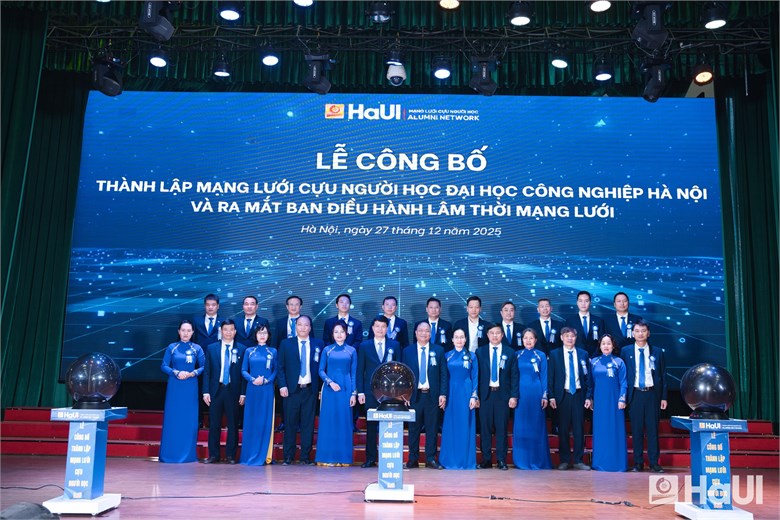 Lễ ra mắt Mạng lưới Cựu người học Đại học Công nghiệp Hà Nội: Dấu mốc chiến lược trên hành trình 127 năm phụng sự đất nước