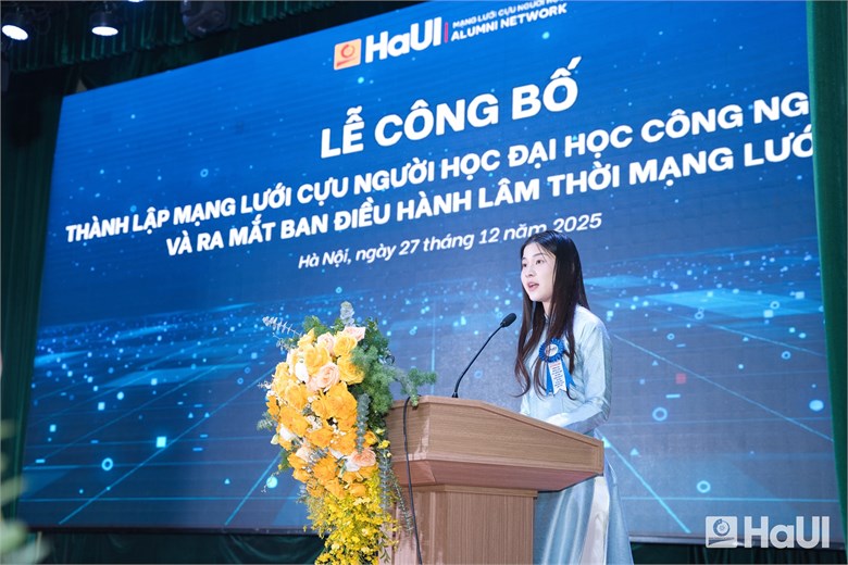 Lễ ra mắt Mạng lưới Cựu người học Đại học Công nghiệp Hà Nội: Dấu mốc chiến lược trên hành trình 127 năm phụng sự đất nước