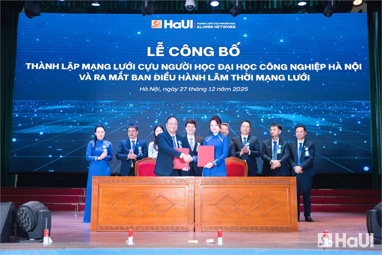 Lễ ra mắt Mạng lưới Cựu người học Đại học Công nghiệp Hà Nội: Dấu mốc chiến lược trên hành trình 127 năm phụng sự đất nước