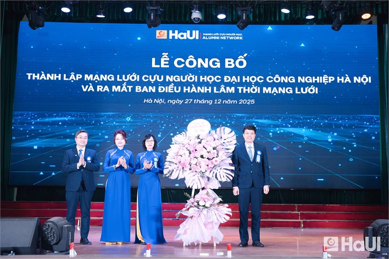 Lễ ra mắt Mạng lưới Cựu người học Đại học Công nghiệp Hà Nội: Dấu mốc chiến lược trên hành trình 127 năm phụng sự đất nước